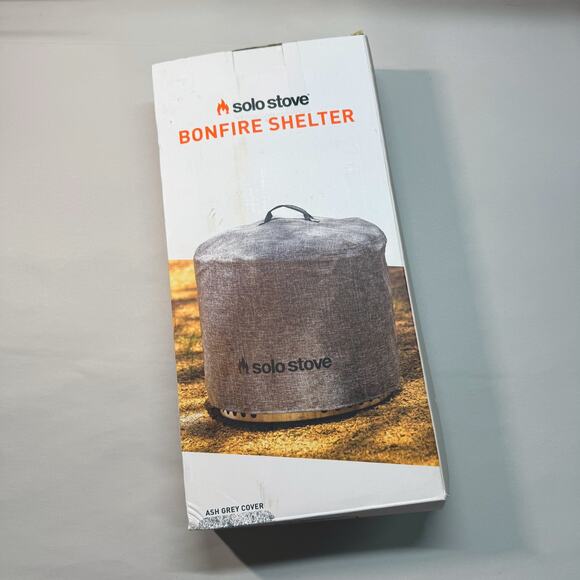NEW IN BOX Solo Stove Bonfire Shelter Firepit Cover Ash Grey - Picture 1 of 5